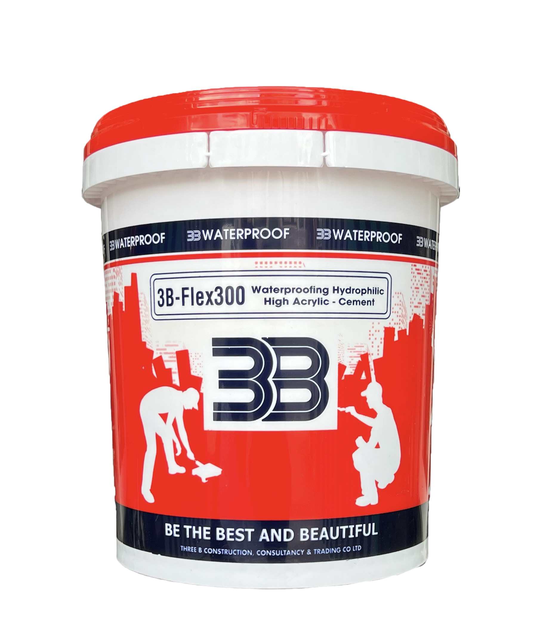 3B-FLEX300 HỢP CHẤT CHỐNG THẤM ACRYLIC ĐÀN HỒI CAO (GỐC XI MĂNG)
